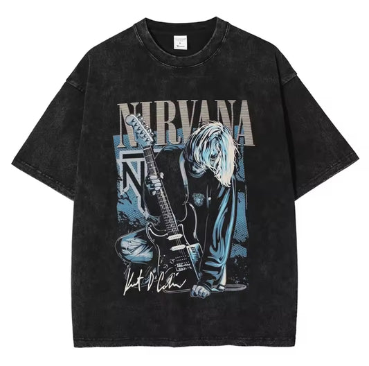 NIRVANA Desgin Black T-Shirt